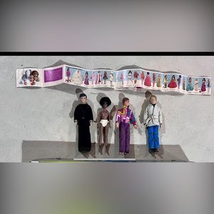 Toppers Toys Dawn Doll: 1-female Dale. 3-males Gary, Kevin, and Ron & Pamphlet